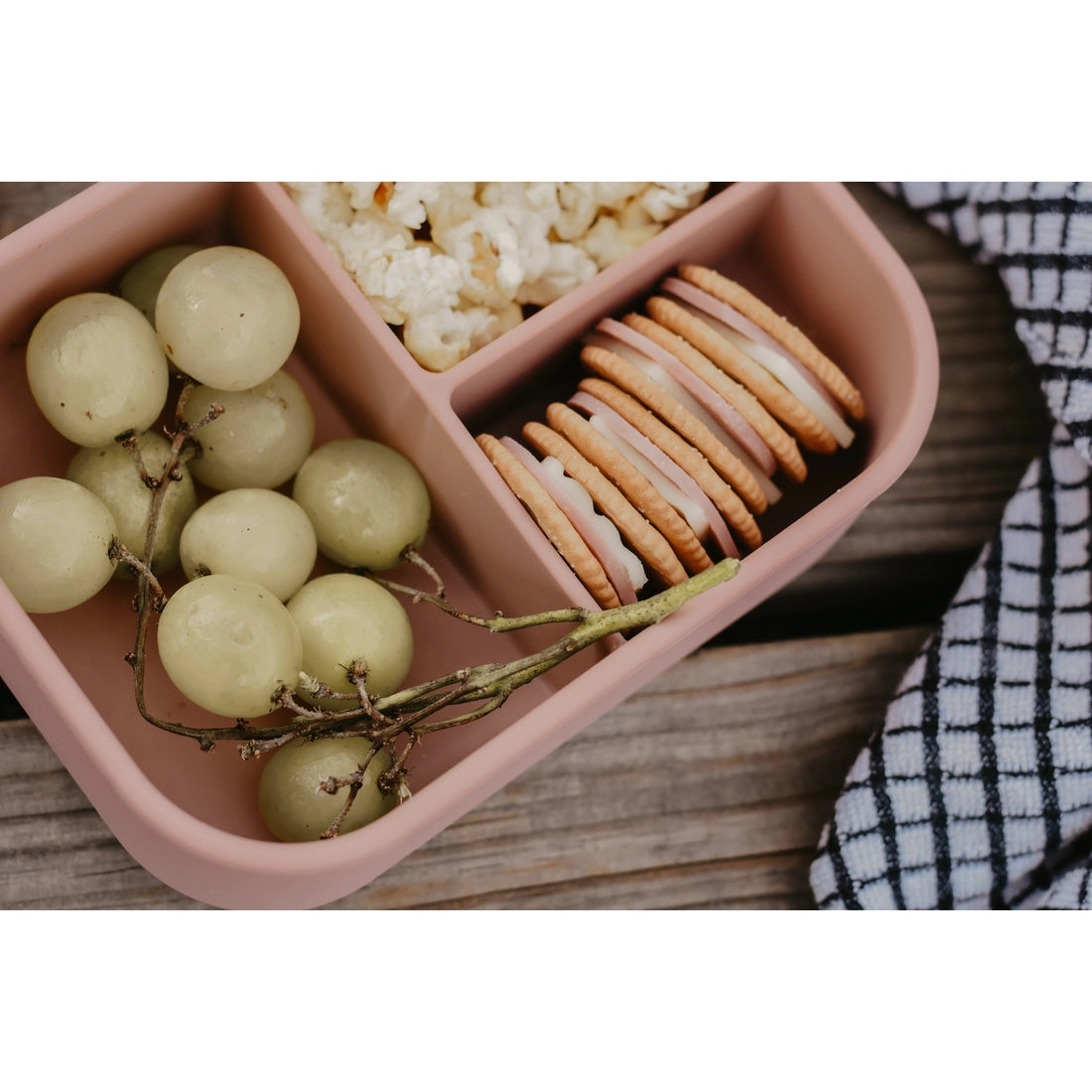 Silicone Bento Box -Rosewood