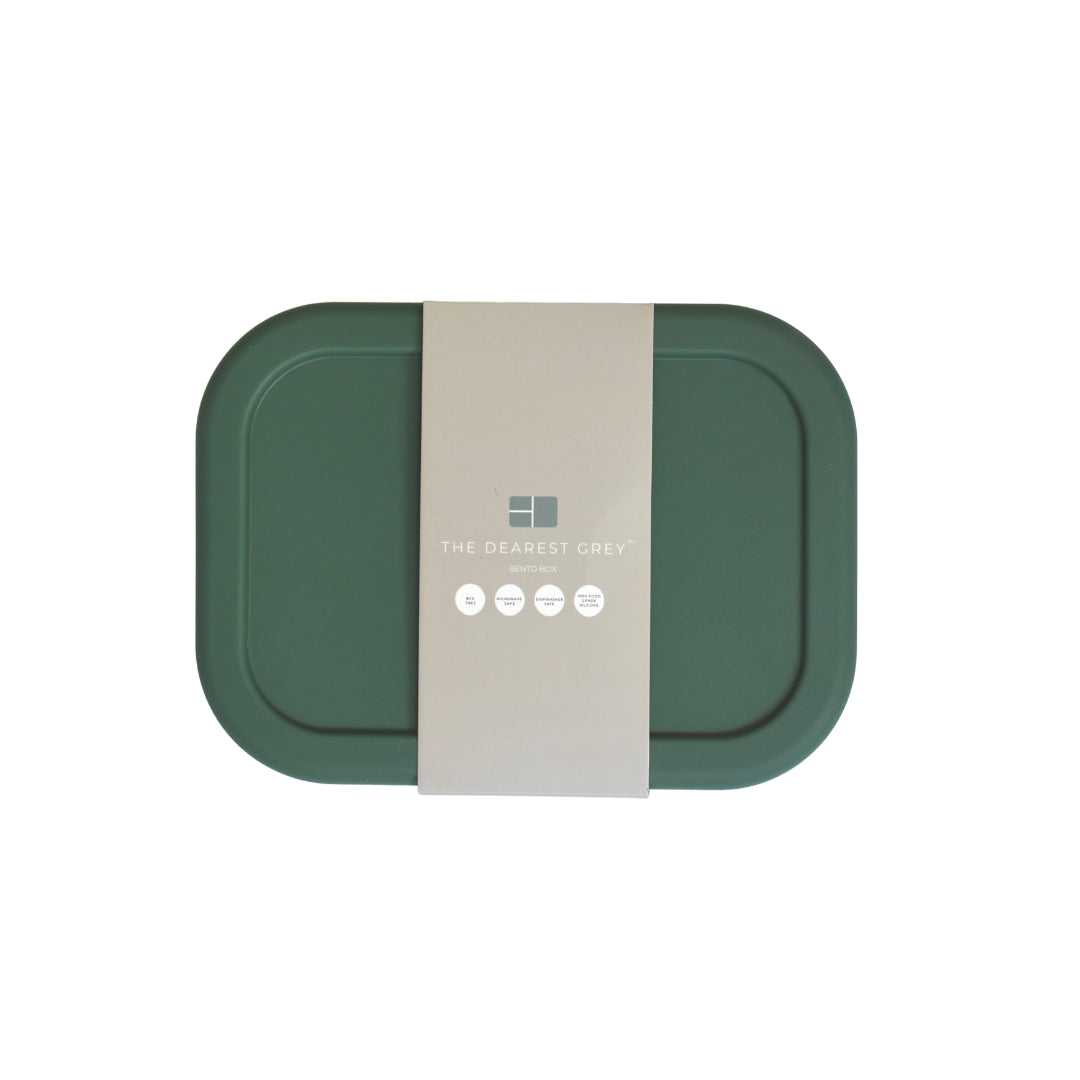 Silicone Bento Box -Emerald