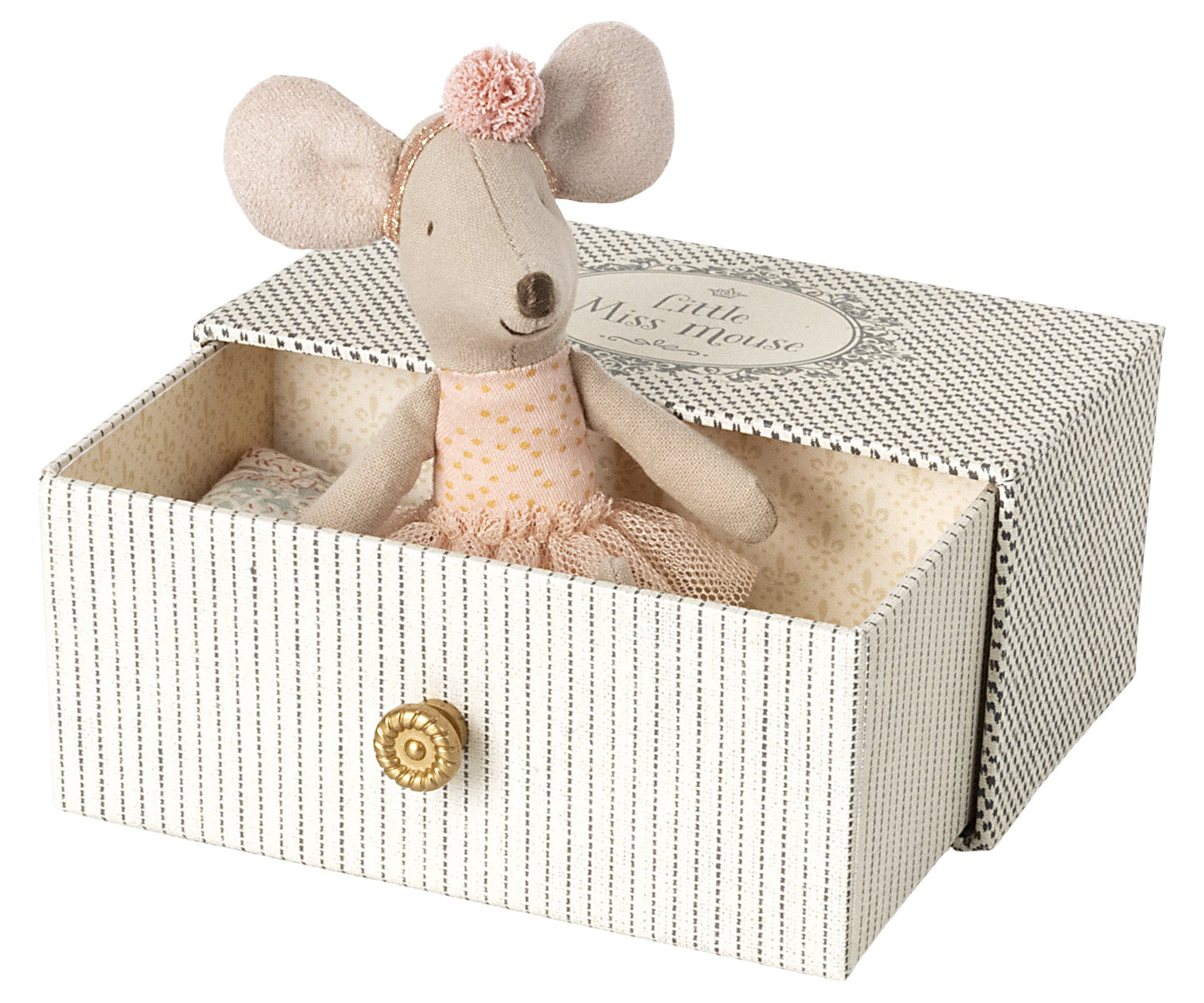 Dancing mouse in daybed, little sister