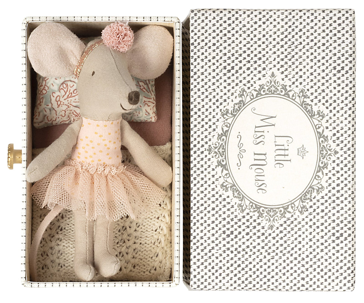 Dancing mouse in daybed, little sister