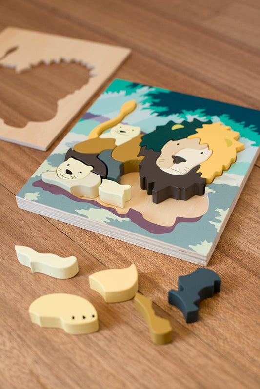Lion Wooden Puzzle