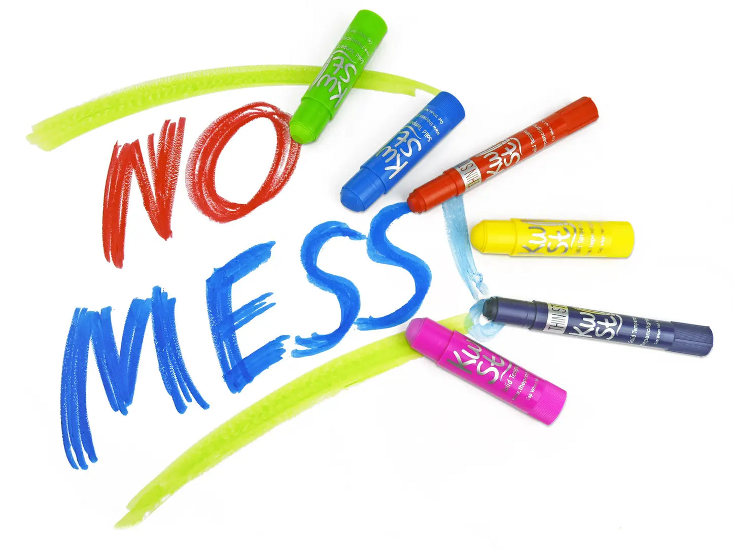 KwikStix Tempera Paint- Classic Colors (12 Piece Set)