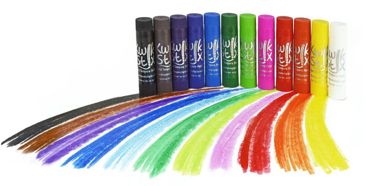 KwikStix Tempera Paint- Classic Colors (12 Piece Set)