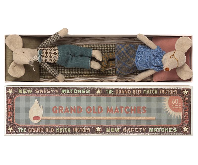 Grandma & Grandpa in a Matchstick Box