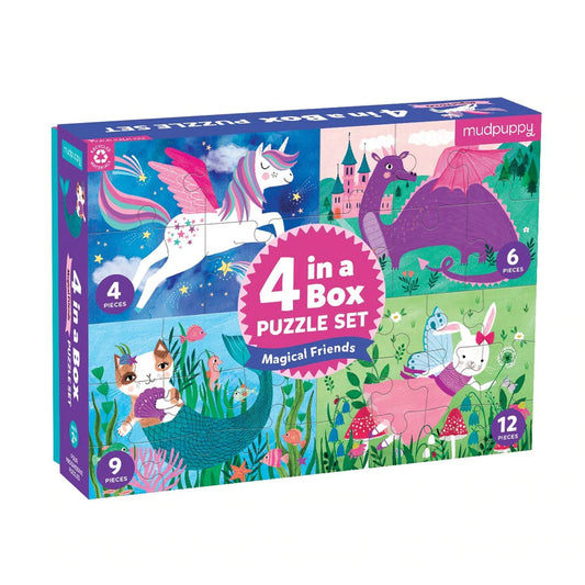 Magical Friends 4-In-a-Box Progressive Puzzle