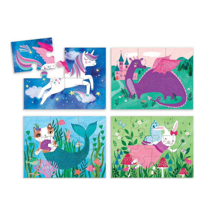 Magical Friends 4-In-a-Box Progressive Puzzle