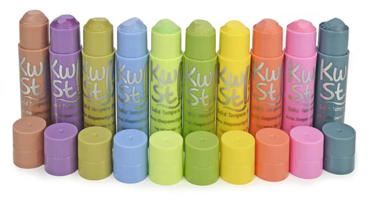 KwikStix Tempera Paint- Pastel (10 Piece Set)