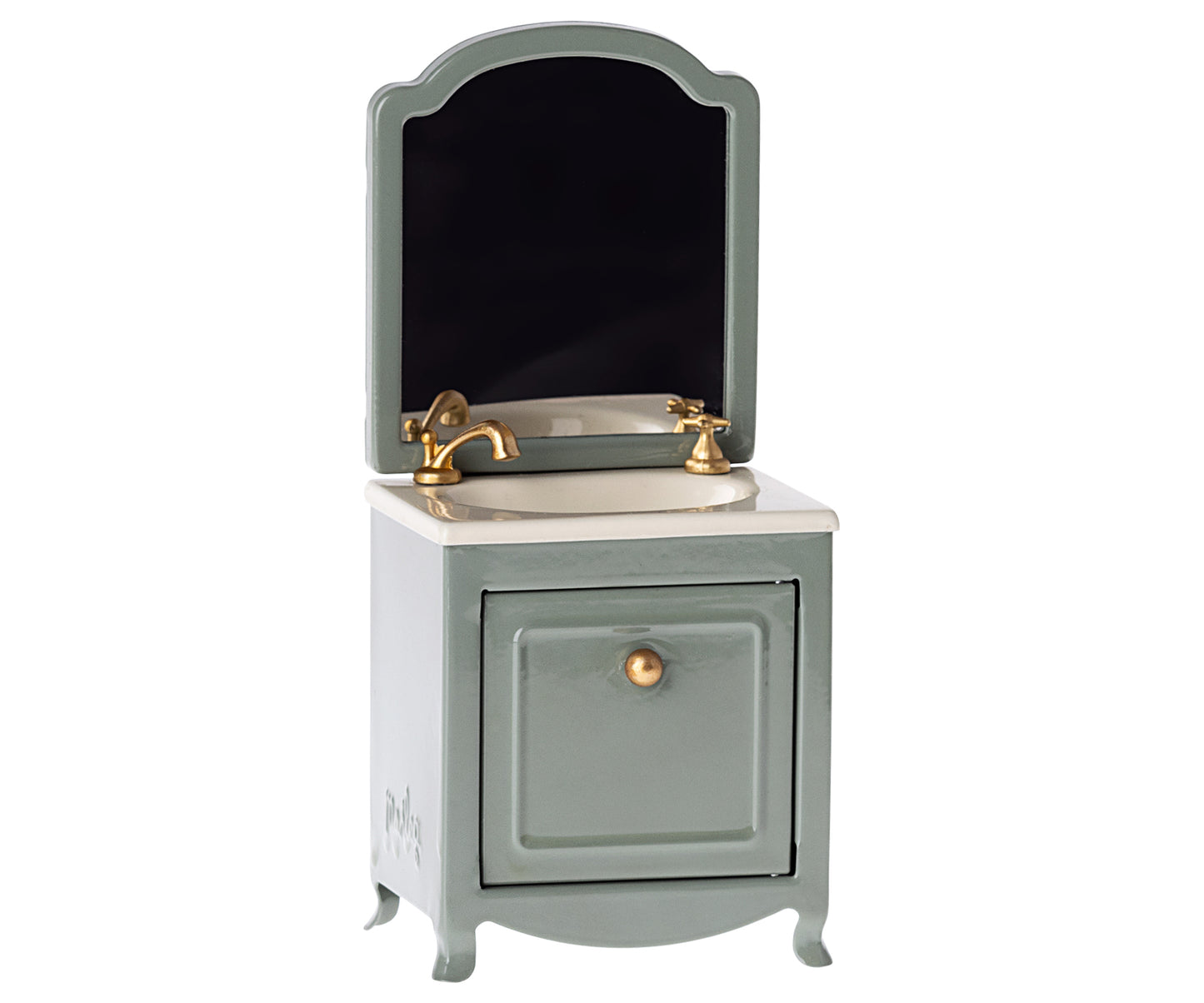 FW22 Sink dresser w. mirror, Mouse – Dark mint