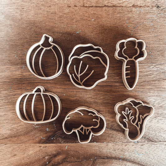 Mini Vegetable Eco Cutters -Set of 6