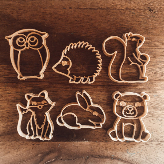 Mini Woodland Animals Eco Cutters -Set of 6
