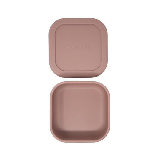 Silicone Mini Bento Box -Rosewood