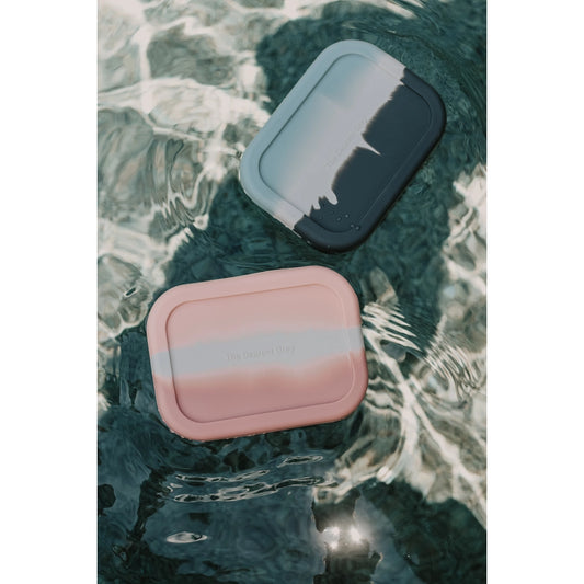 Silicone Bento Box -Pink Tie Die