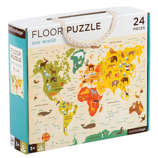 Our World Floor Puzzle Map
