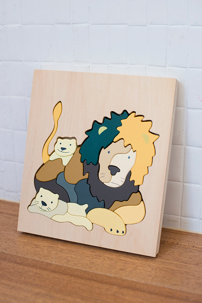Lion Wooden Puzzle