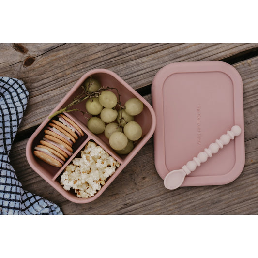 Silicone Bento Box -Rosewood