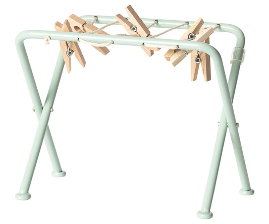 Maileg Miniature Drying Rack With Pegs