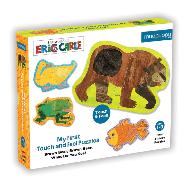 The World Of Eric Carle Brown Bear Touch & Feel Puzzle